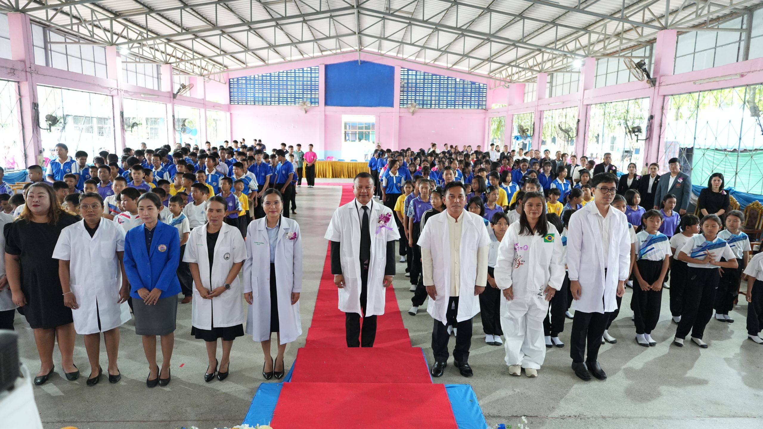 พิธีเปิดกิจกรรมงานสัปดาห์วิทยาศาสตร์แห่งชาติ ประจำปีการศึกษา 2569 โรงเรียนนาภูพิทยาคม